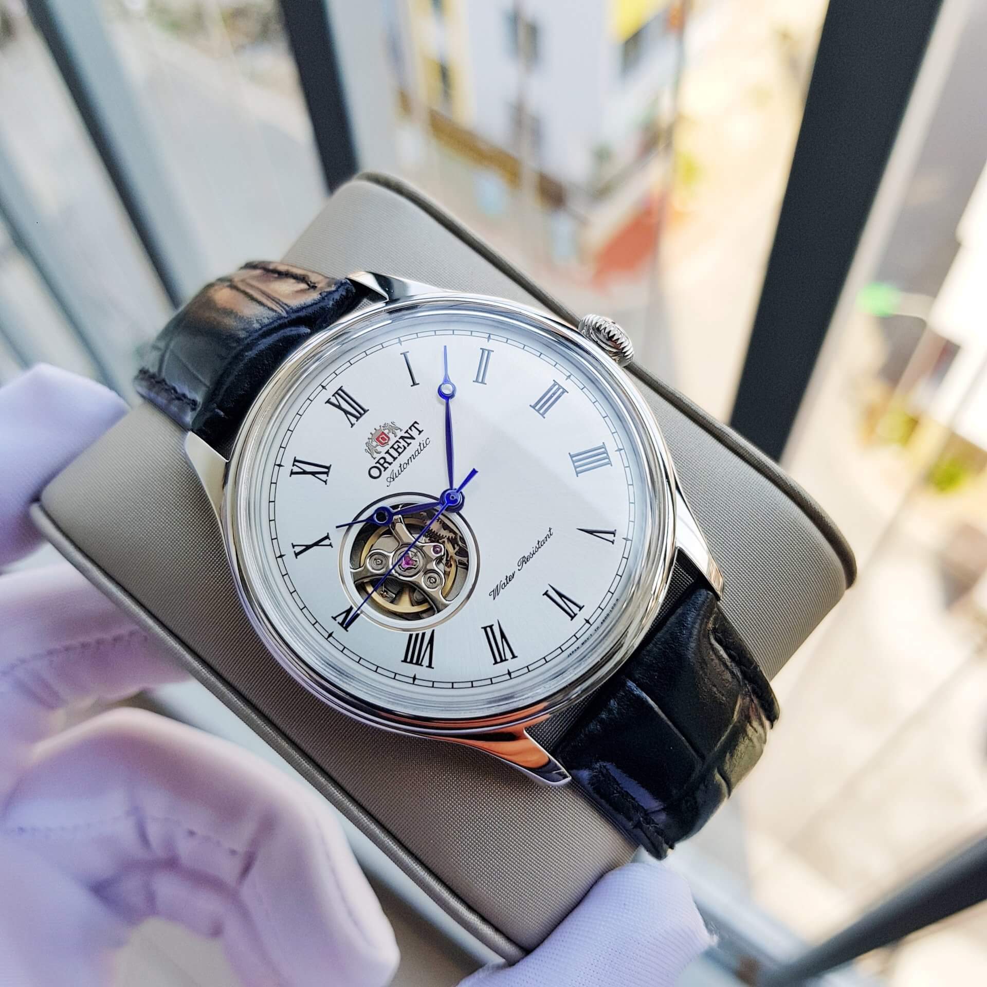 [ ĐỒNG HỒ 789WATCH] Đồng Hồ Nam Dây Da Orient Caballero Automatic Dây Da Full Box