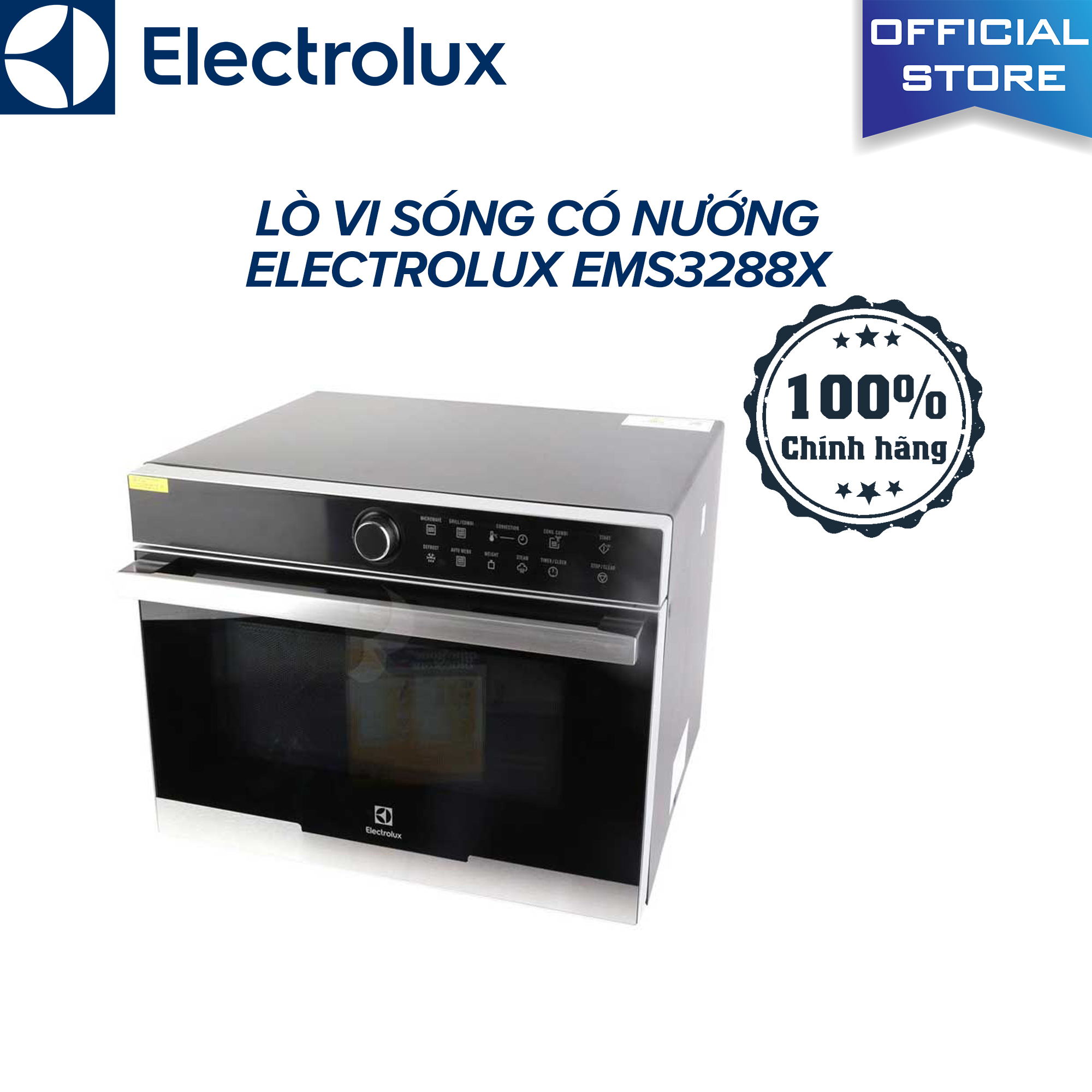 [HCM]Lò Vi Sóng Có Nướng Electrolux EMS3288X