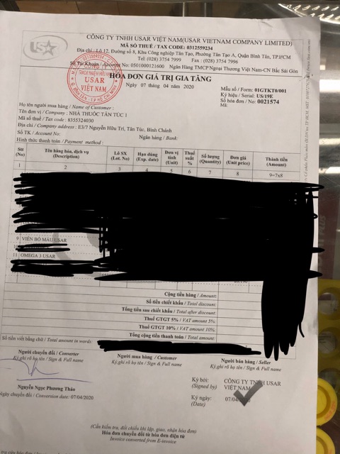 Viên bổ máu USAR - 100 viên