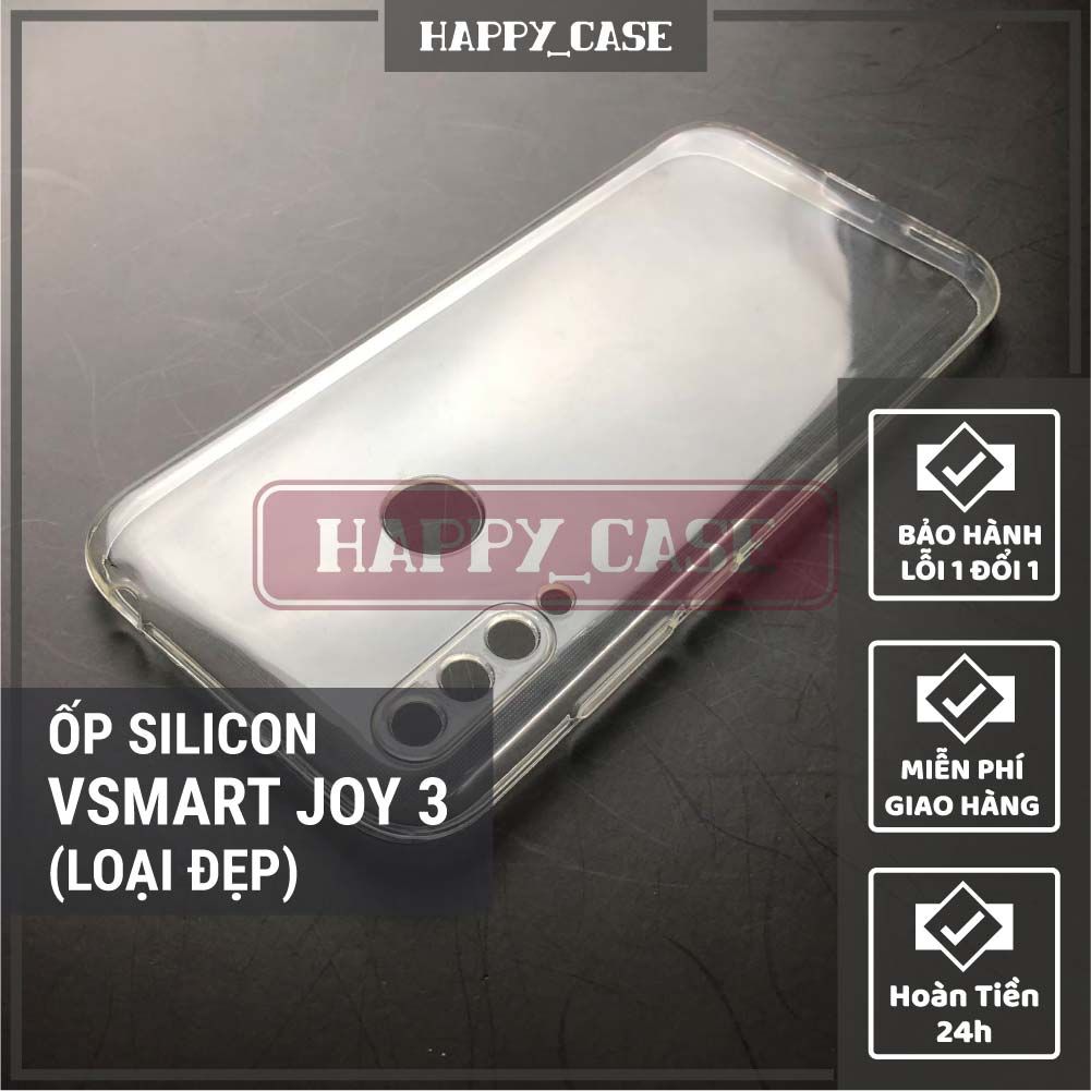 Ốp Điện Thoại Vsmart Joy 3 Thin Transparent Silicon