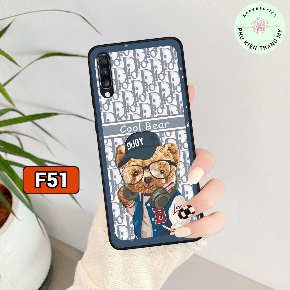 Ốp lưng samsung a50/ a50s/ a30s bear brick, gấu cool bear thời trang cao cấp, ốp lưng dẻo rẻ bền đẹp