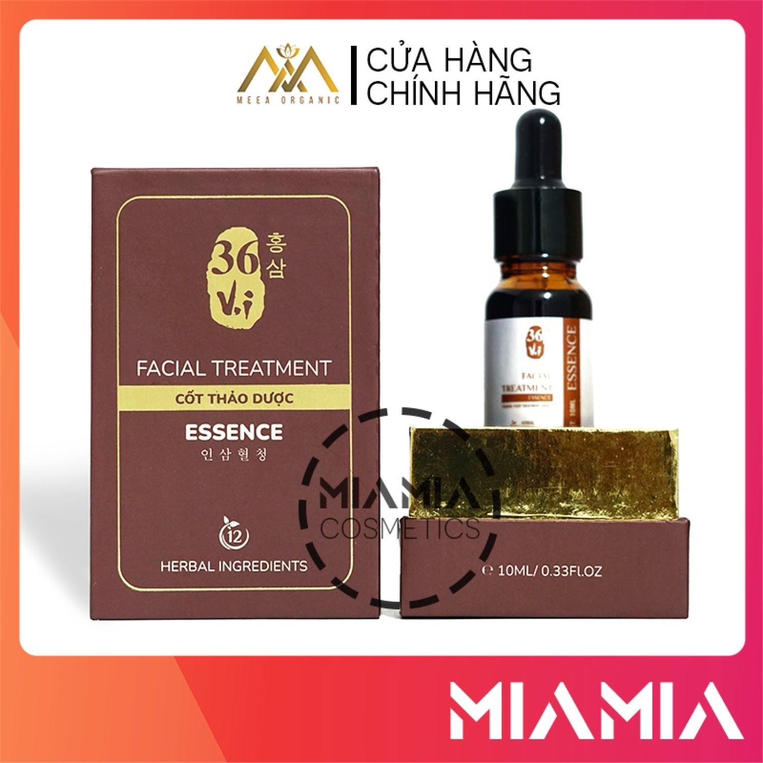 Serum Cốt Thảo Dượᴄ Huyết Thanh 36 Vị 10ml giảm mụn thâm chính hãng MeeA Organic