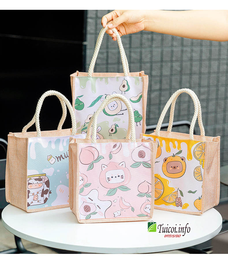 Túi cói mini hàng đẹp