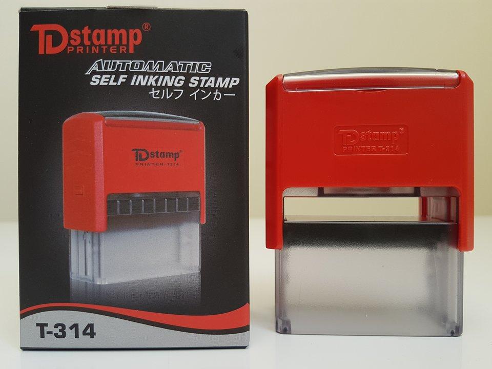 Khắc dấu tên, thông tin - TDStamp T-314 (20x47mm)