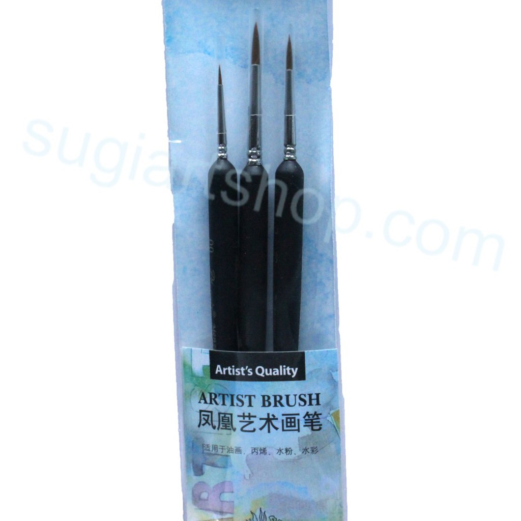 Bộ cọ đầu nhọn Phoenix 285, 3 cây đầu nhọn