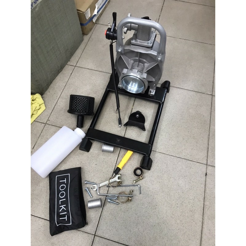 [HCM]Bộ sên bơm nước gắn động cơ máy cắt cỏ chuông lớn 330/430/411/gx35