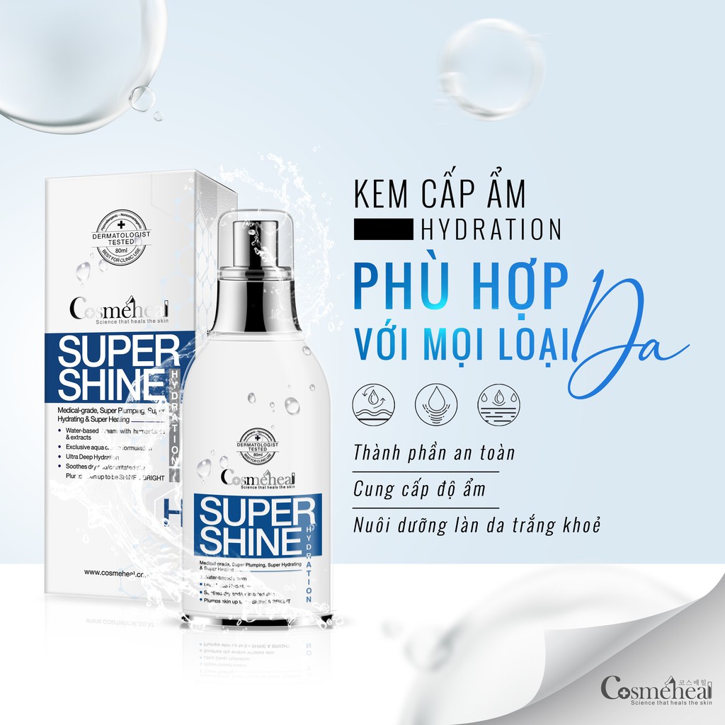 Kem Cấp Nước Cosmeheal Super Shine Hydration (50ml)