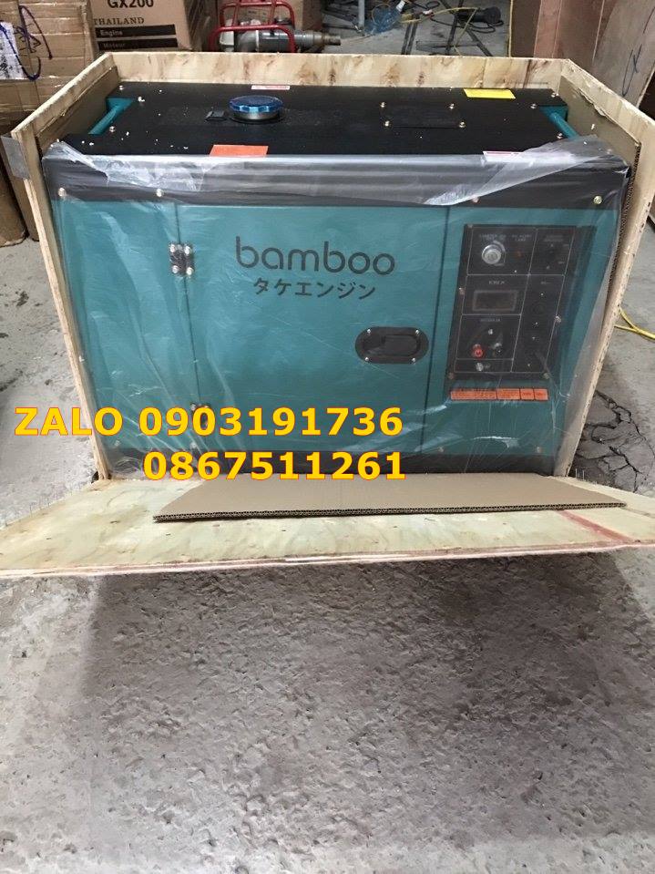Máy phát điện chạy dầu Bamboo 7800ET chính hãng