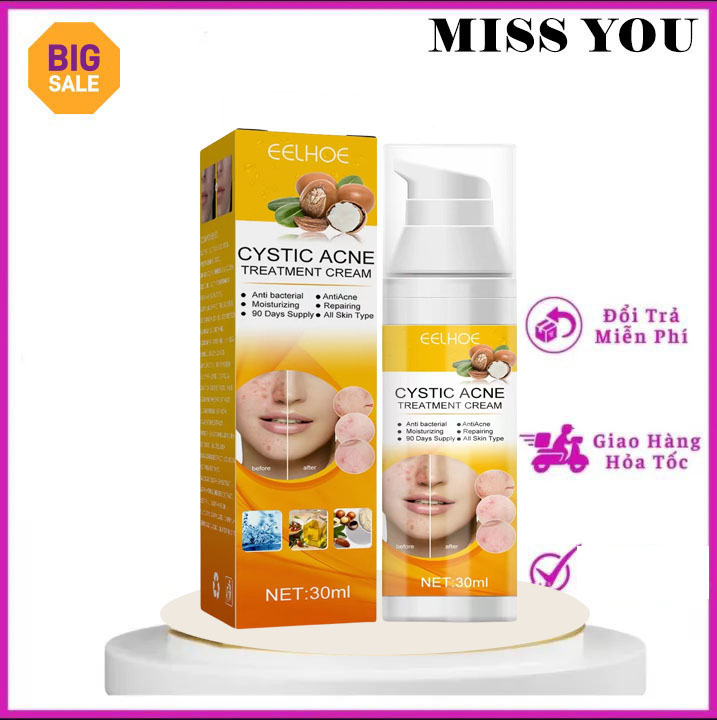 Kem ngừa sẹo ngừa mụn kem giảm thâm,Kem mụn -Serum giảm mụn giảm thâm,làm mờ vết thâm mụn làm dịu và dưỡng ẩm cho da/30ml