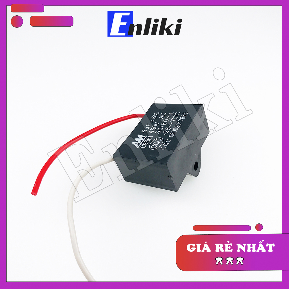 Tụ Quạt CBB 450VAC 5uF