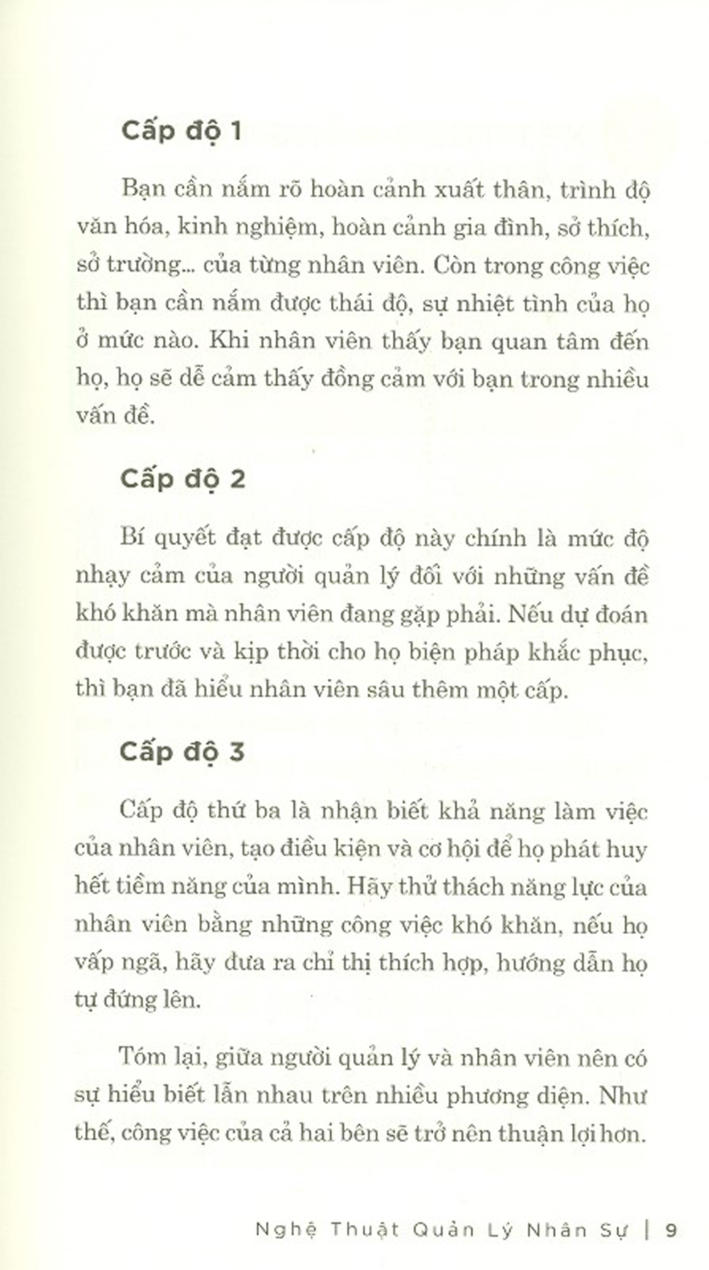 Nghệ Thuật Quản Lý Nhân Sự
