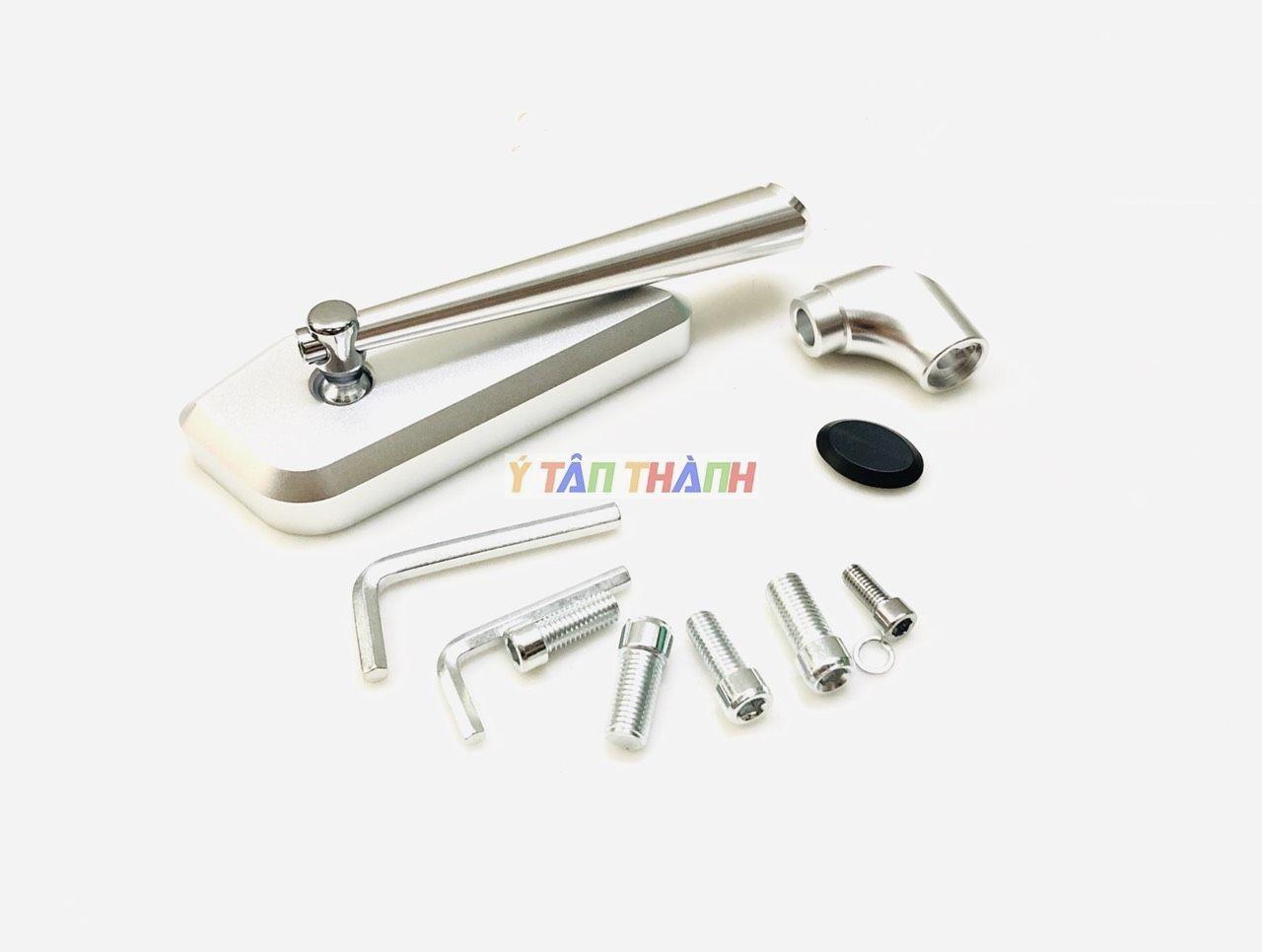 Kiếng Chiếu Hậu 744 Màu Bạc