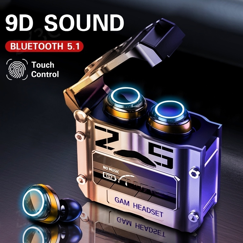 Tai Nghe Không Dây M25 TWS Bluetooth 5.3 Màn Hình Cảm Ứng Kỹ Thuật Số Giảm Tiếng Ồn , Có Mic Đàm Thoại - Bảo Hành 1 Tháng Lỗi 1 Đổi 1
