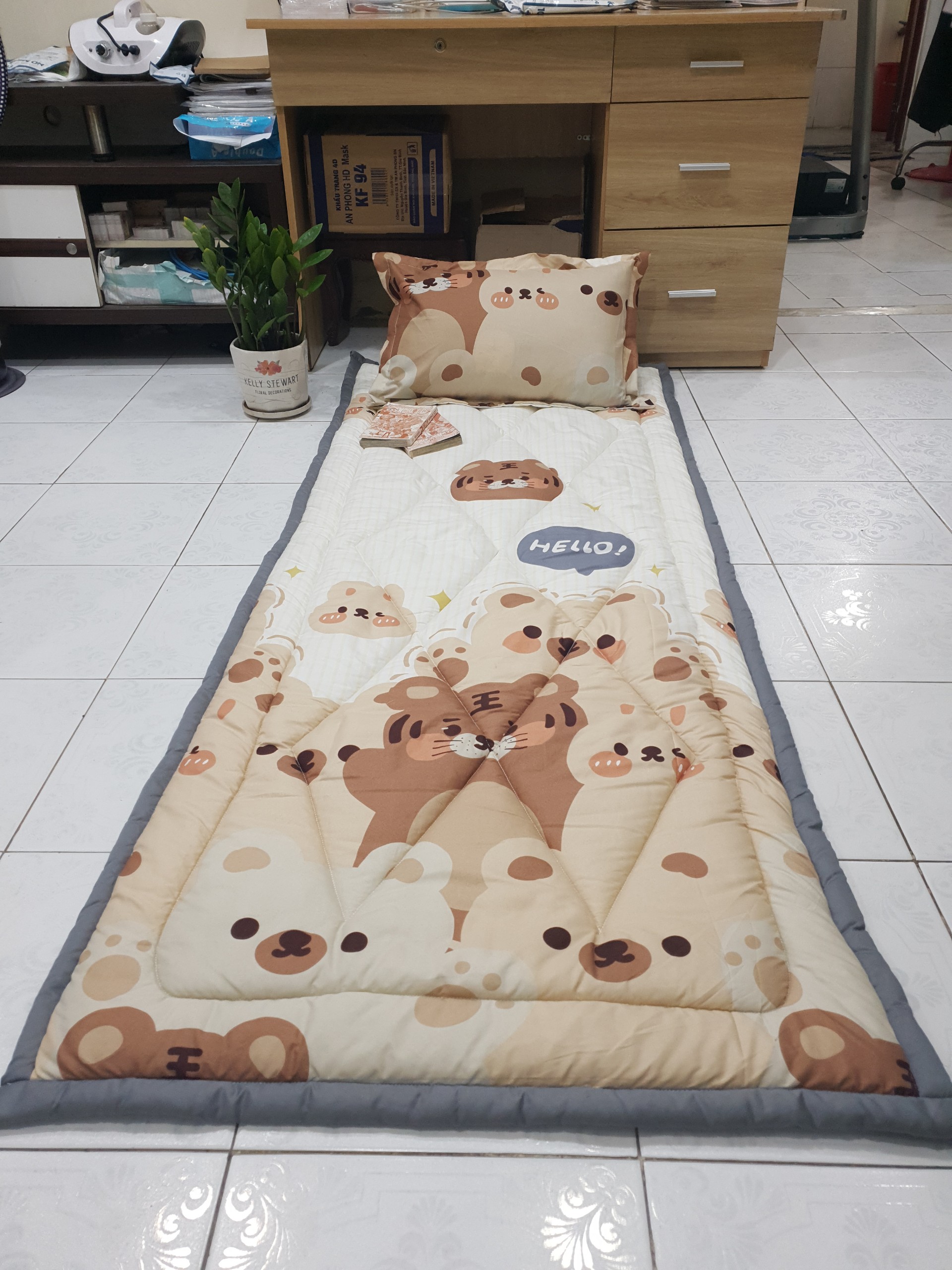 [TẶNG KÈM TÚI] NỆM VĂN PHÒNG- ĐỆM NGỦ VĂN PHÒNG 80*200cm