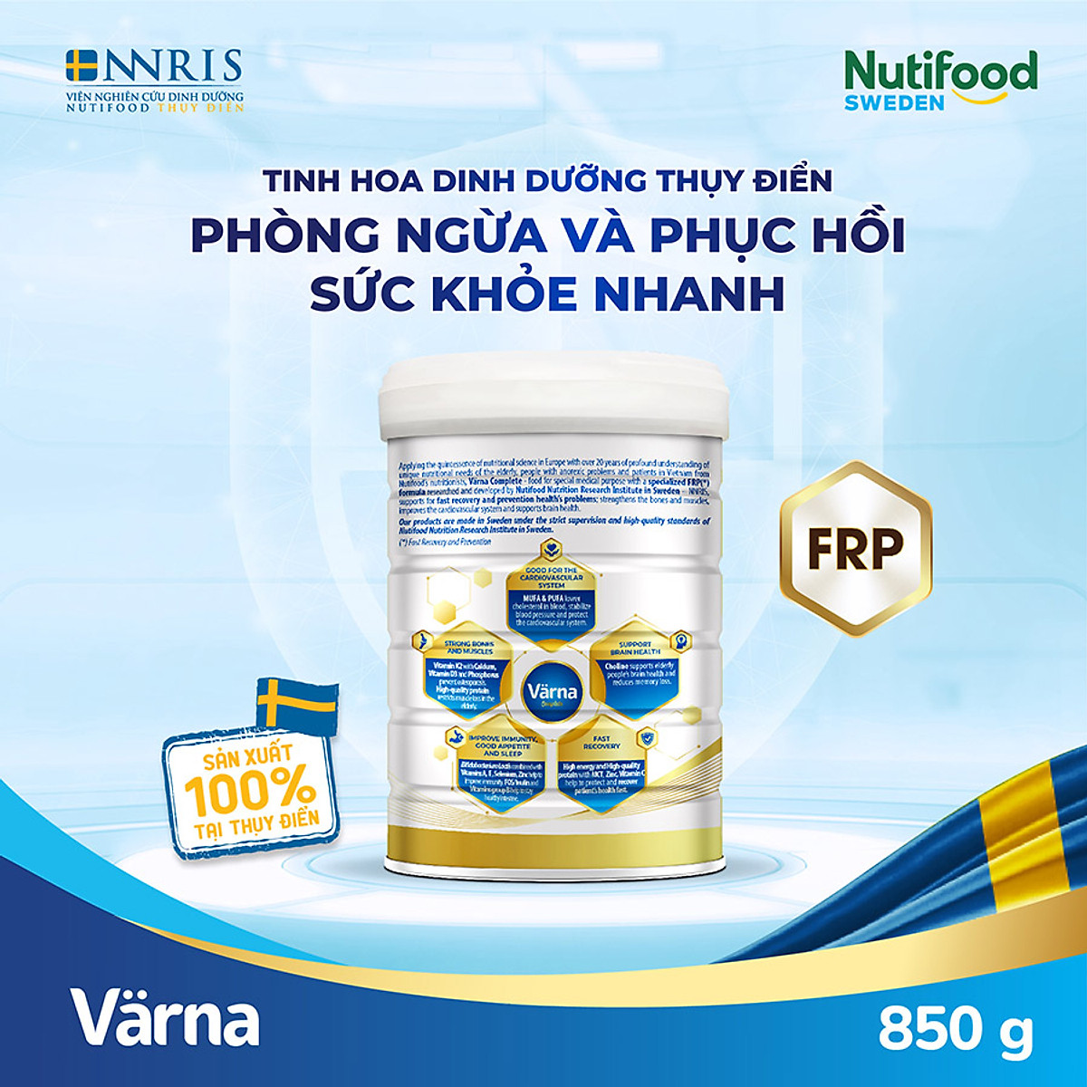 Sữa Bột Varna Complete lon 850g