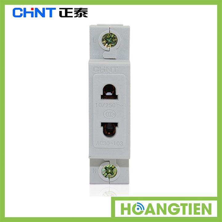 [HCM]Ổ cắm thanh ray 2 chấu CHINT AC30-103
