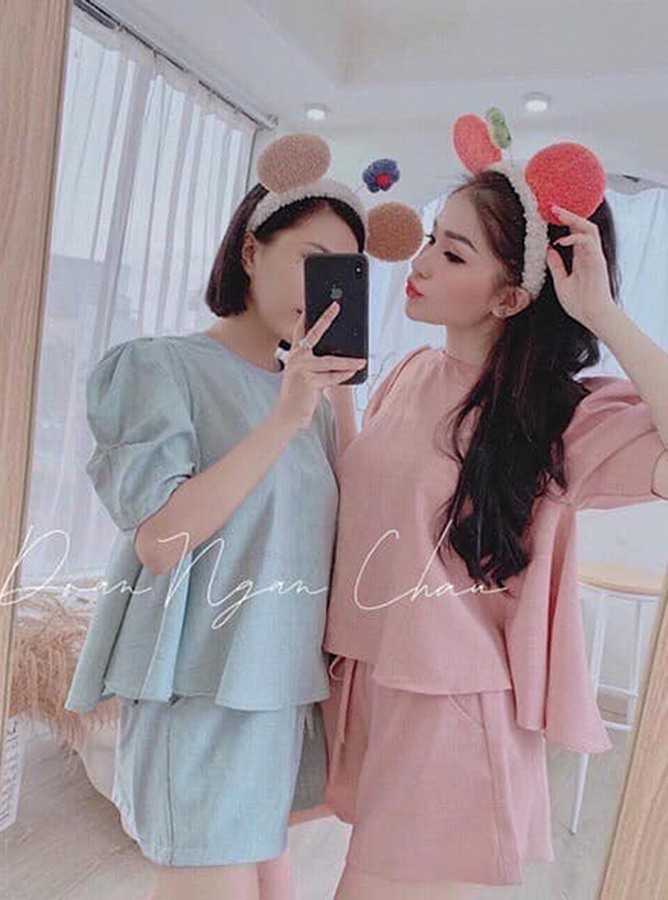Rập Giấy DC040 - Bộ tay phồng Áo dáng swing