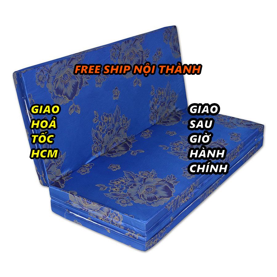 nệm PE gấp 3 giá rẻ đủ kích thước HCM