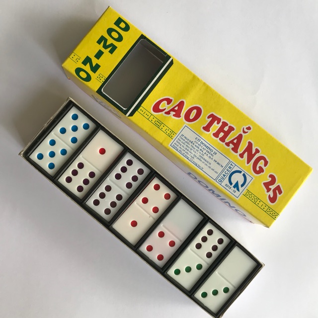 Cờ Domino Cao thắng 25 - Hộp Giấy