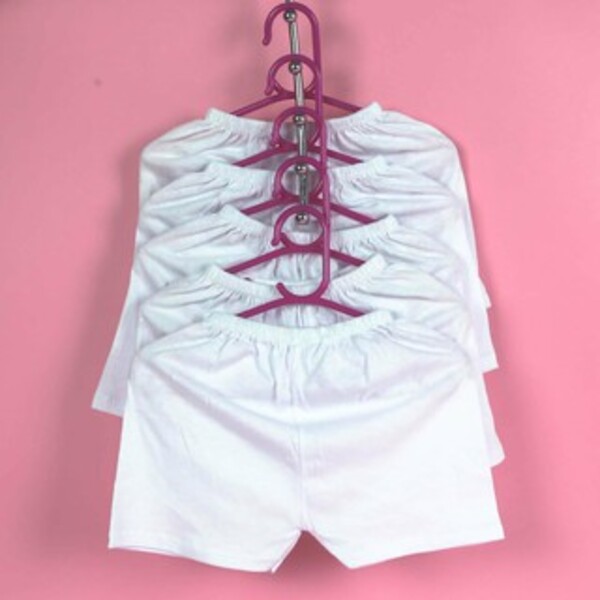 Combo 10 quần đùi trắng cotton cho bé 4~ 30kg