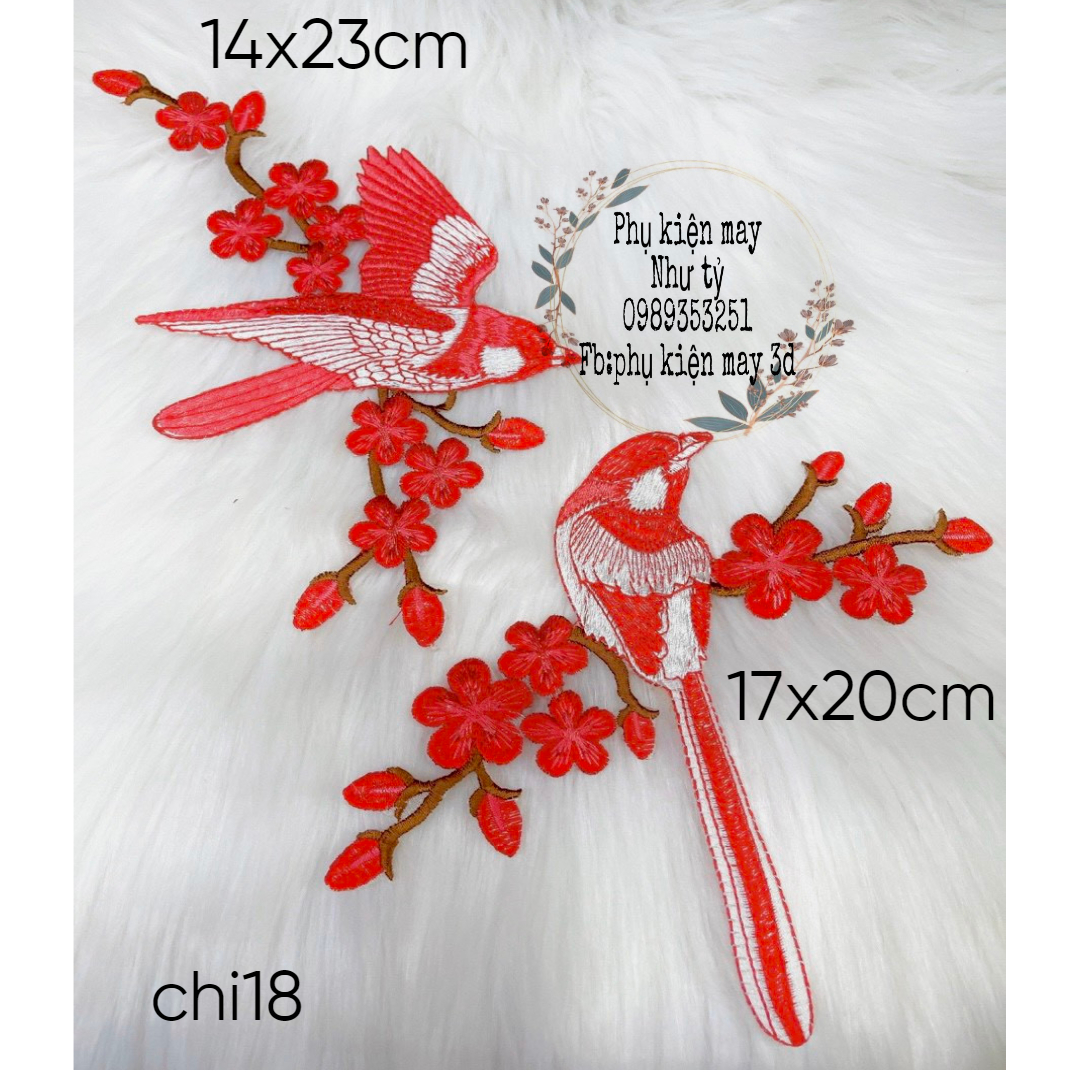 cặp ren thêu xinh xắn trang trí