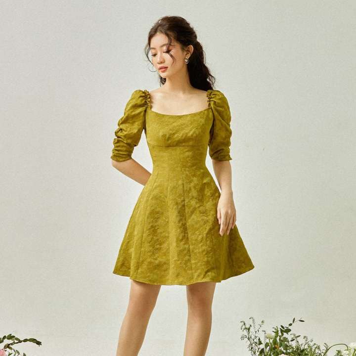 OLV – Đầm Dijion Jacquard Dress – OLV ,SKU : 1573198703_VNAMZ-6673616667 >>>🇻🇳 Top1Vietnam 🛒>>> lazada.vn 🇻🇳🇻🇳🇻🇳🛒🛍🛒