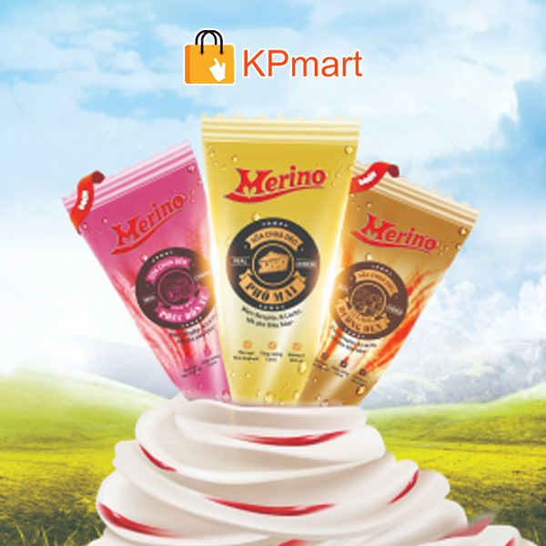 (GIAO HỎA TỐC HCM) COMBO 10 sữa chua dẻo phô mai Merino 50g