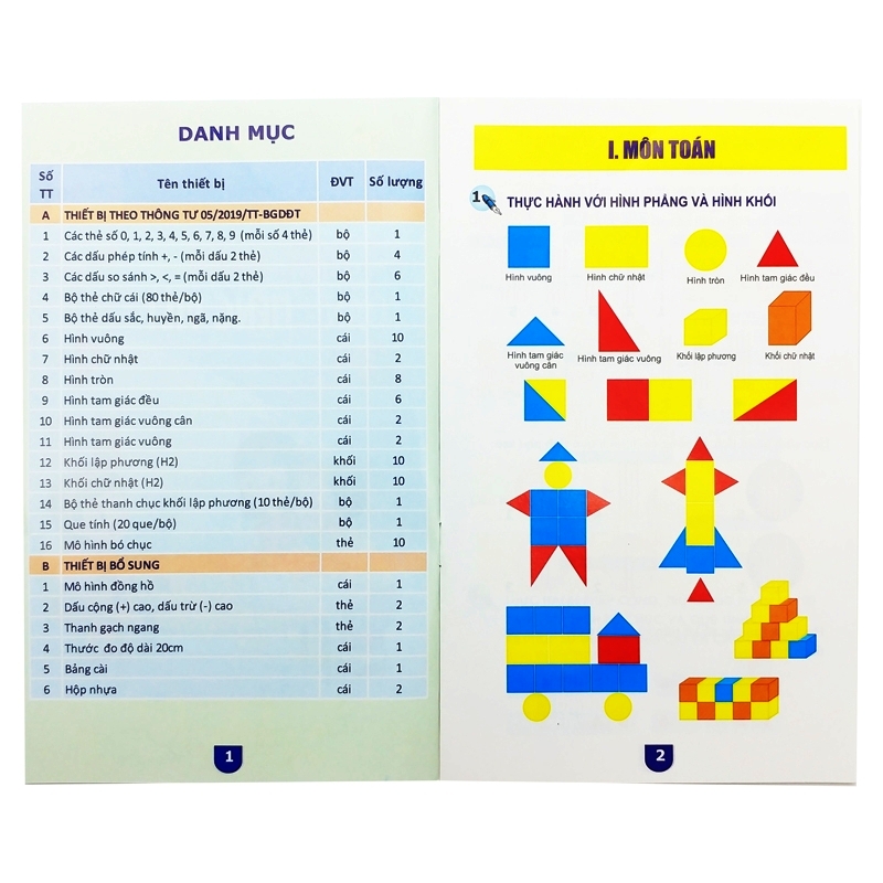 Hộp thực hành toán tiếng việt lớp 1