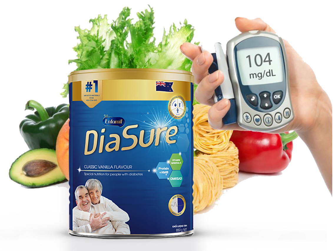 Sữa non Dia Sure  Tiểu đường 650g ( Dinh duong can thiet cho nguoi benh tieu duong )