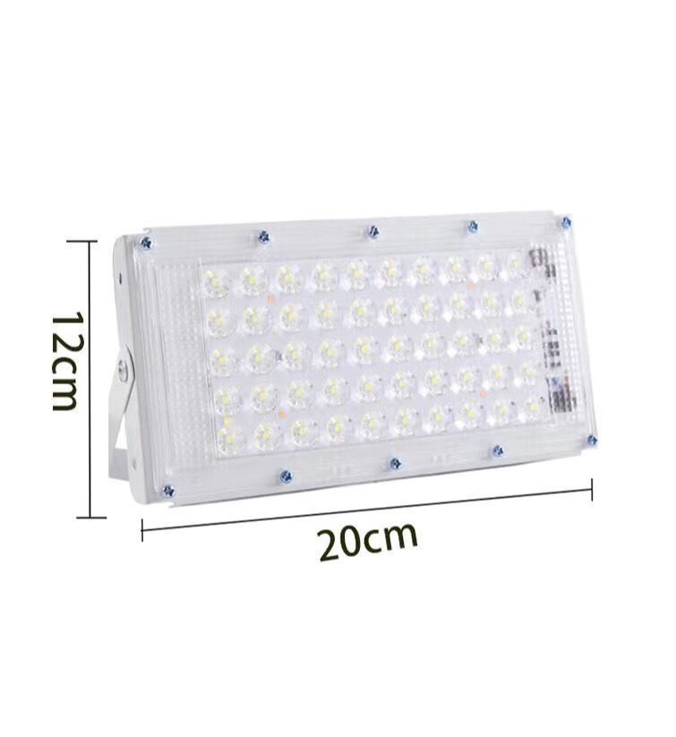50W Emergency Led Light with Electromagnetic Power from 12V to 85V Battery Power