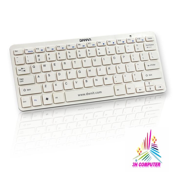Bàn phím không dây Bluetooth BK002 - Bluetooth 3.0 Cho iPade/iPhonee Series/MacBooke/Điện Thoại/Máy Tính Máy Tính