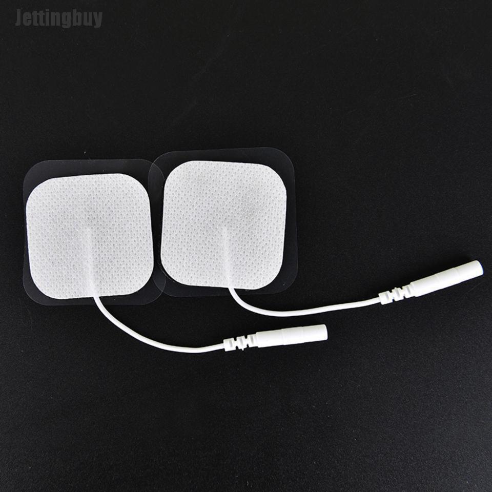 10pcs Tens Therapy Round Electrode Pad Electrode Patch For Therapy Machine 4*4cm