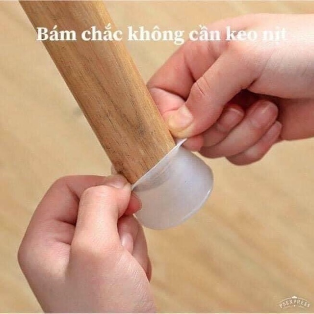 Sét 4c bọc chân bàn ghế silicon