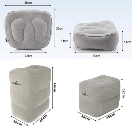 Leg rest pillow for office and traveling
