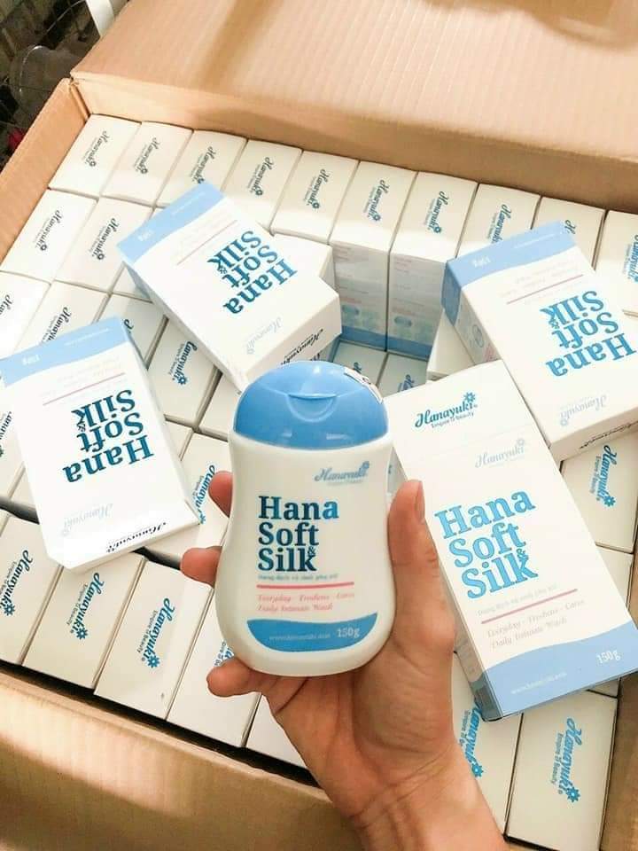 Hana Soft Silk - DDVS -Dung dịch vệ sinh phụ nữ Hanayuki