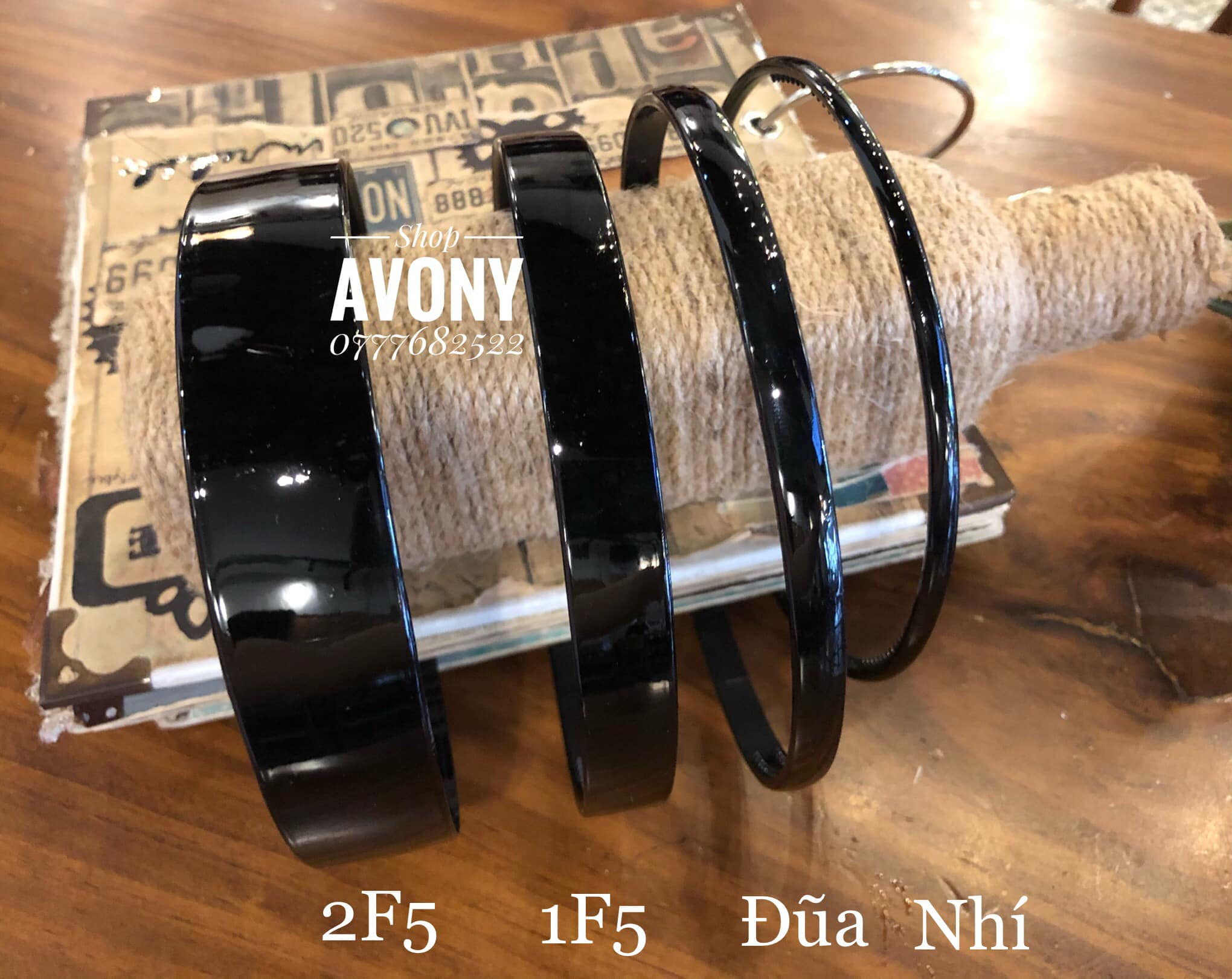 [HCM]COMBO 2 cài tóc - bờm tóc nhựa đen bóng SIZE ĐŨA hàng VN