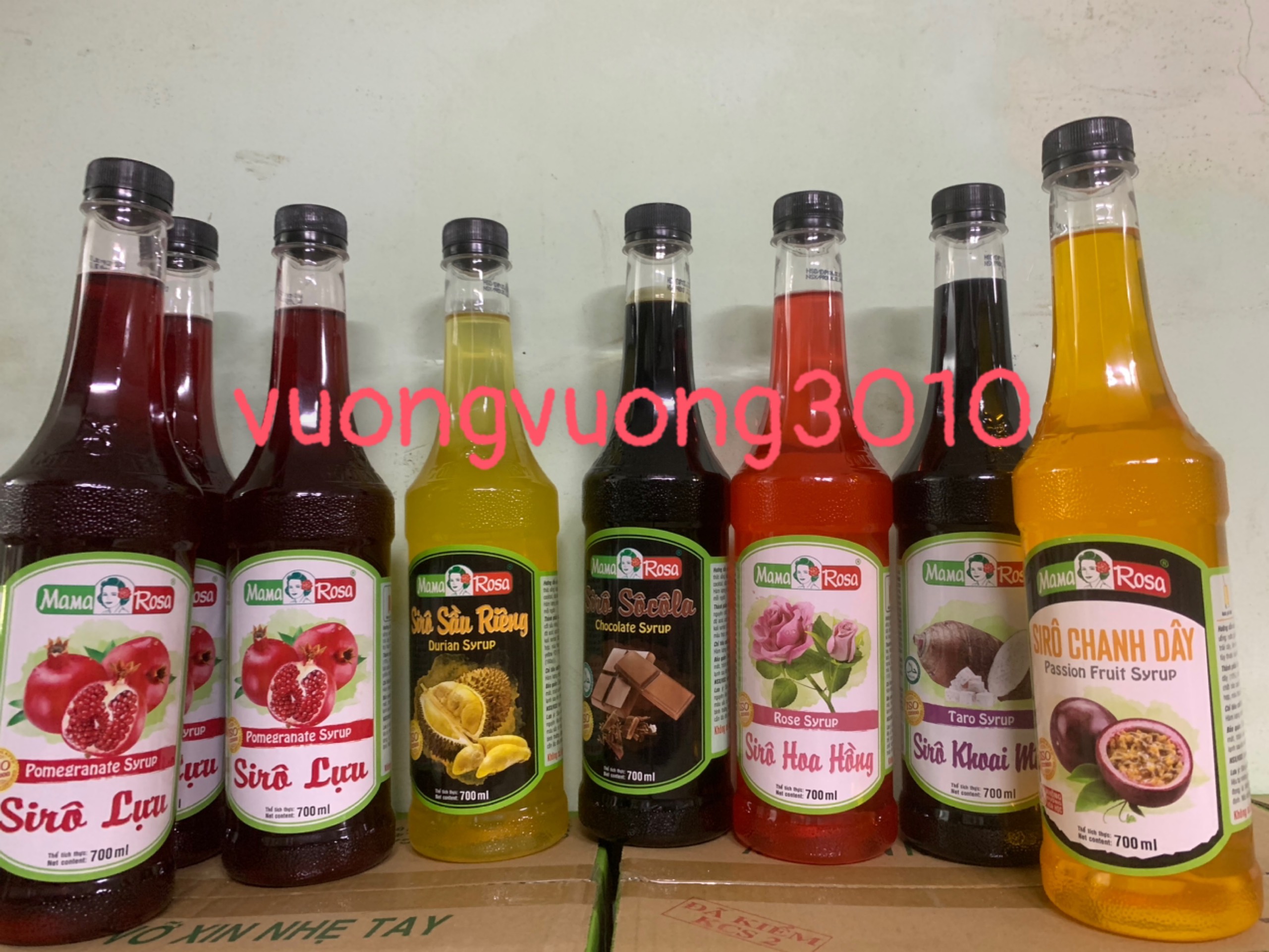 Siro syrup Mama Rosa 700ml đủ vị