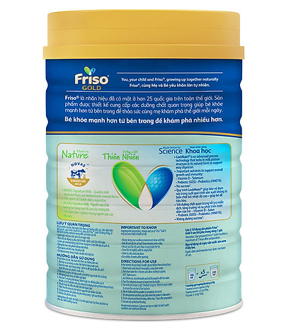 [HCM]Sữa Bột Friso Gold 4 850g (Dành Cho Trẻ Từ 2 - 6 Tuổi)