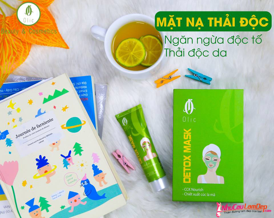 MẶT NẠ THẢI ĐỘC HÚT NÁM (Detox Mask Olic)
