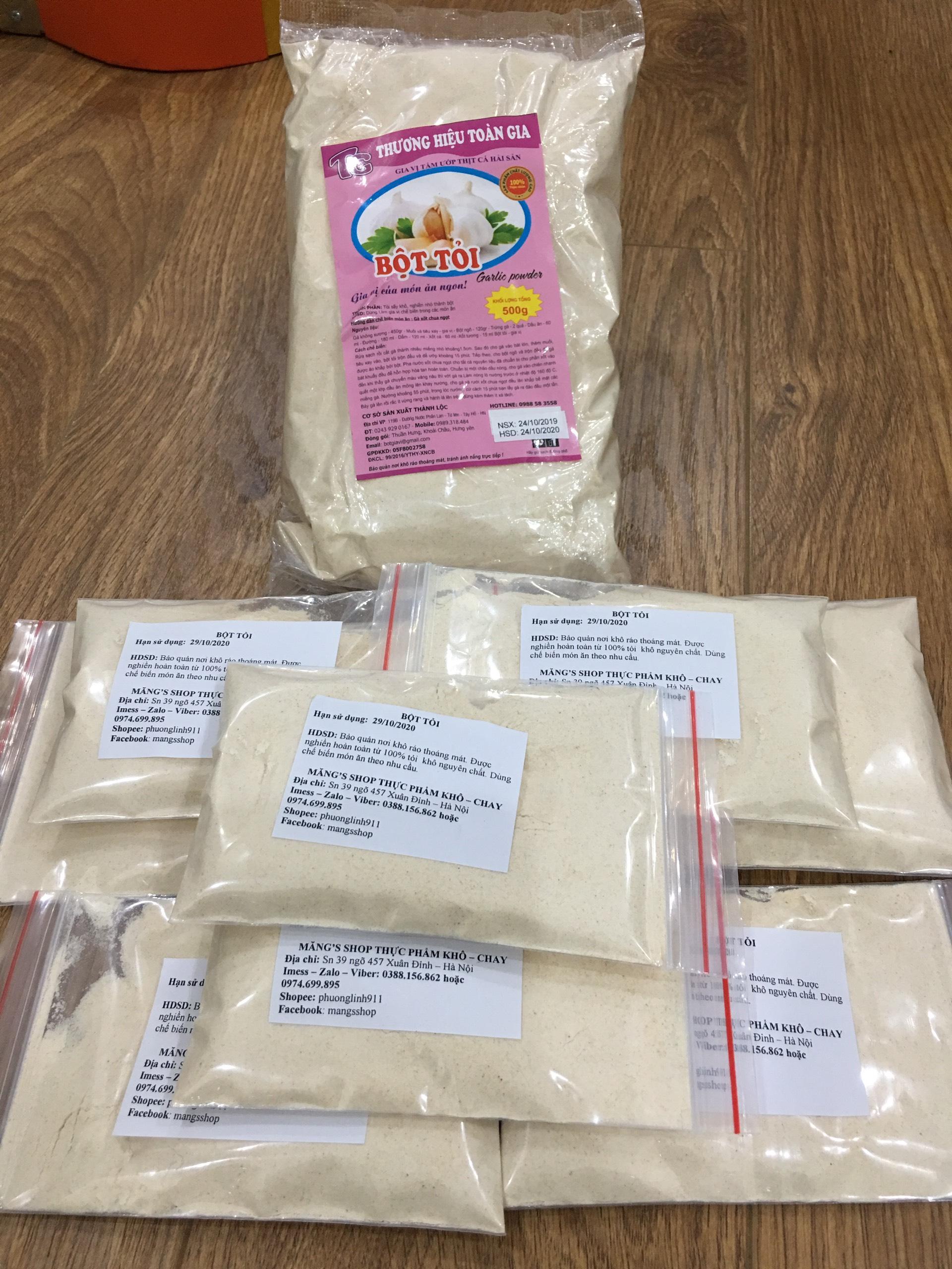 Bột Tỏi Nguyên Chất (Gói 1kg)