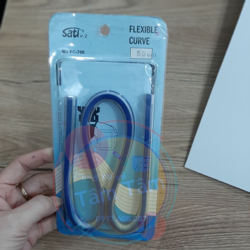 Thước cong FLexible Curve 60cm-Dụng cụ vẽ Tâm Tâm