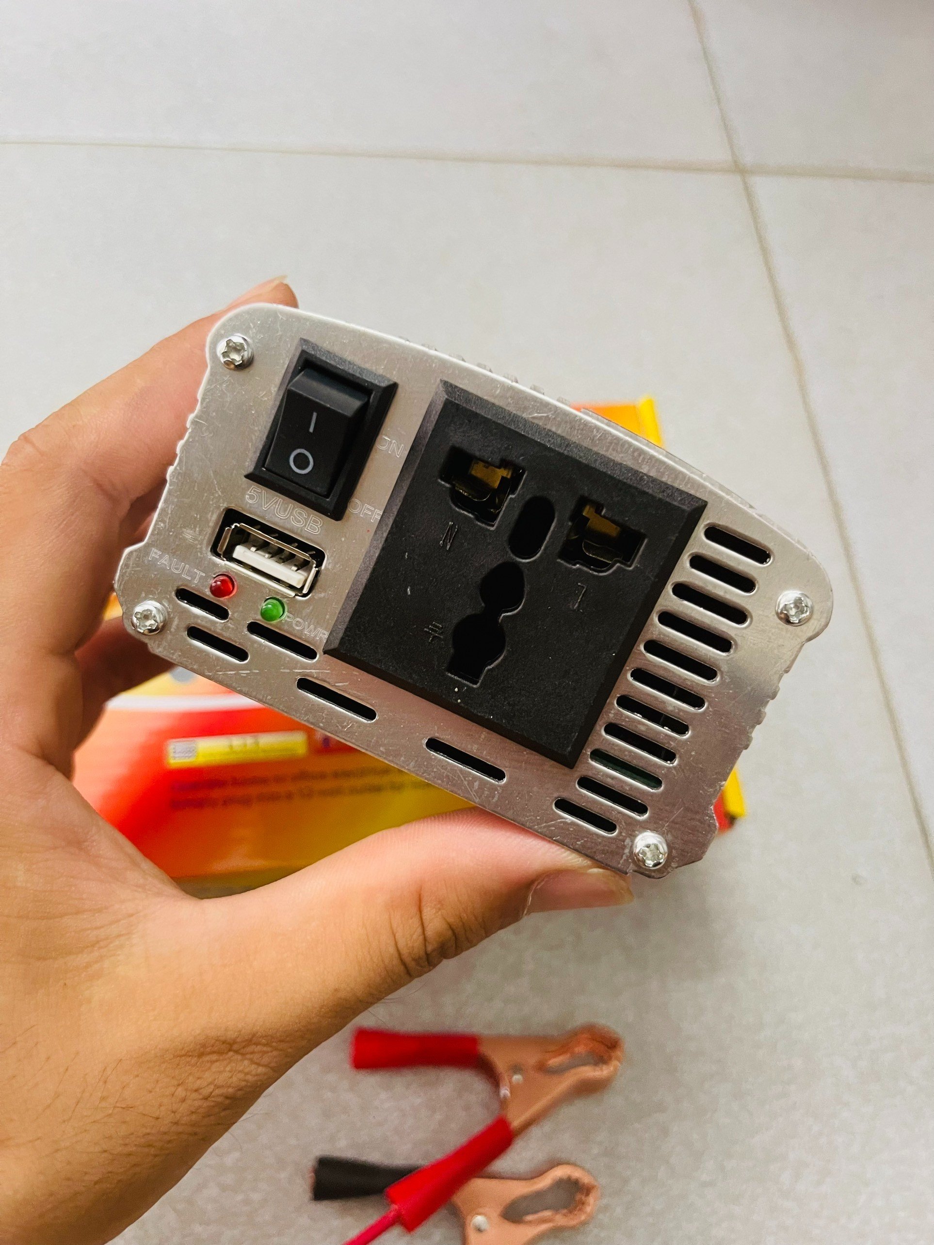 Bộ kích điện 12v lên 220v 500w