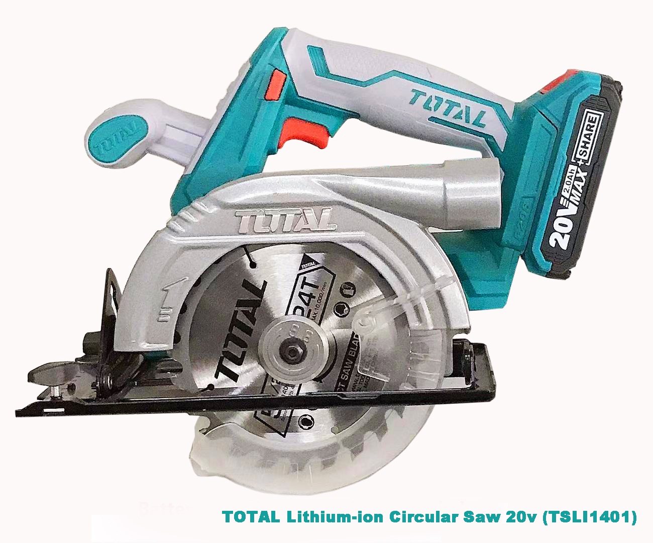 Máy cưa đĩa tròn dùng pin lithium 20v kkhông gồm pin sạc total tsli1401