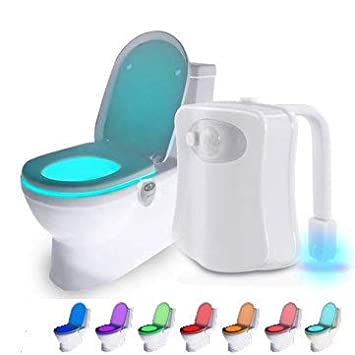 Đèn Toilet cảm biến chuyển động 7 màu Glow Bowl - Phụ kiện nhà tắm