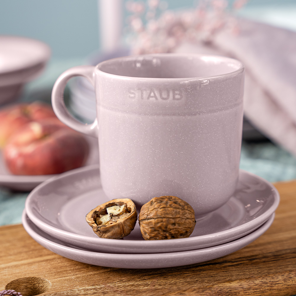 [ZWILLING] Đĩa sâu lòng STAUB bằng sứ 22cm, màu cherry blossom