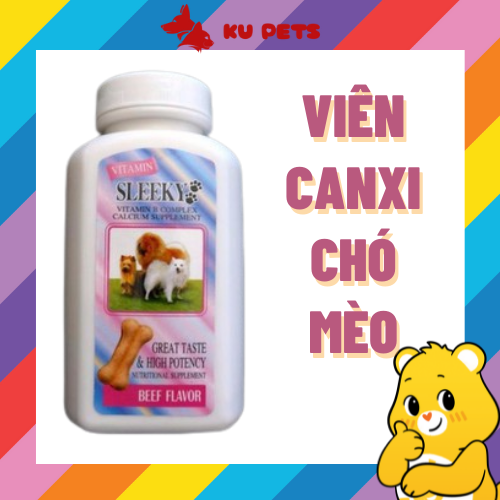 Set 10 Viên Canxi cho Chó Mèo Hàng Thái Lan