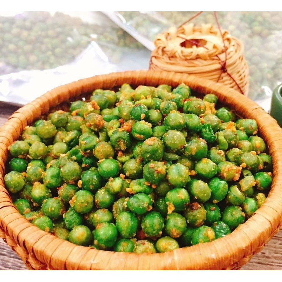 [HCM][HOT]ĐẬU HÀ LAN RANG TỎI ỚT - HỦ 500GRAM