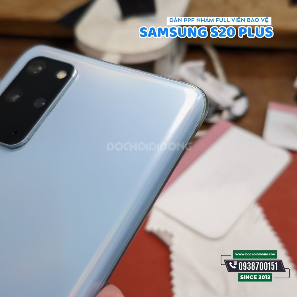 [HCM]Miếng dán PPF Samsung S20+ Plus trong nhám đổi màu