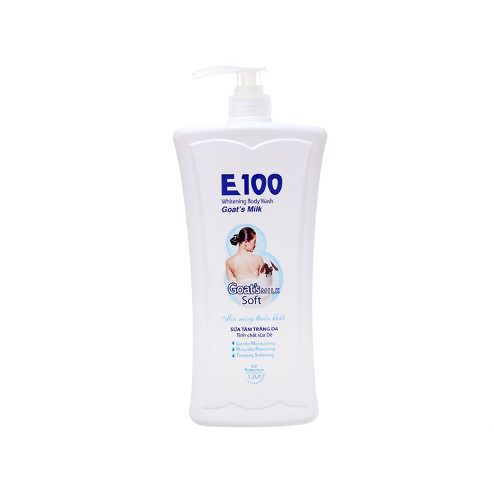 [ HCM hỏa tốc ] Sữa tắm E100 trắng da 1200ml