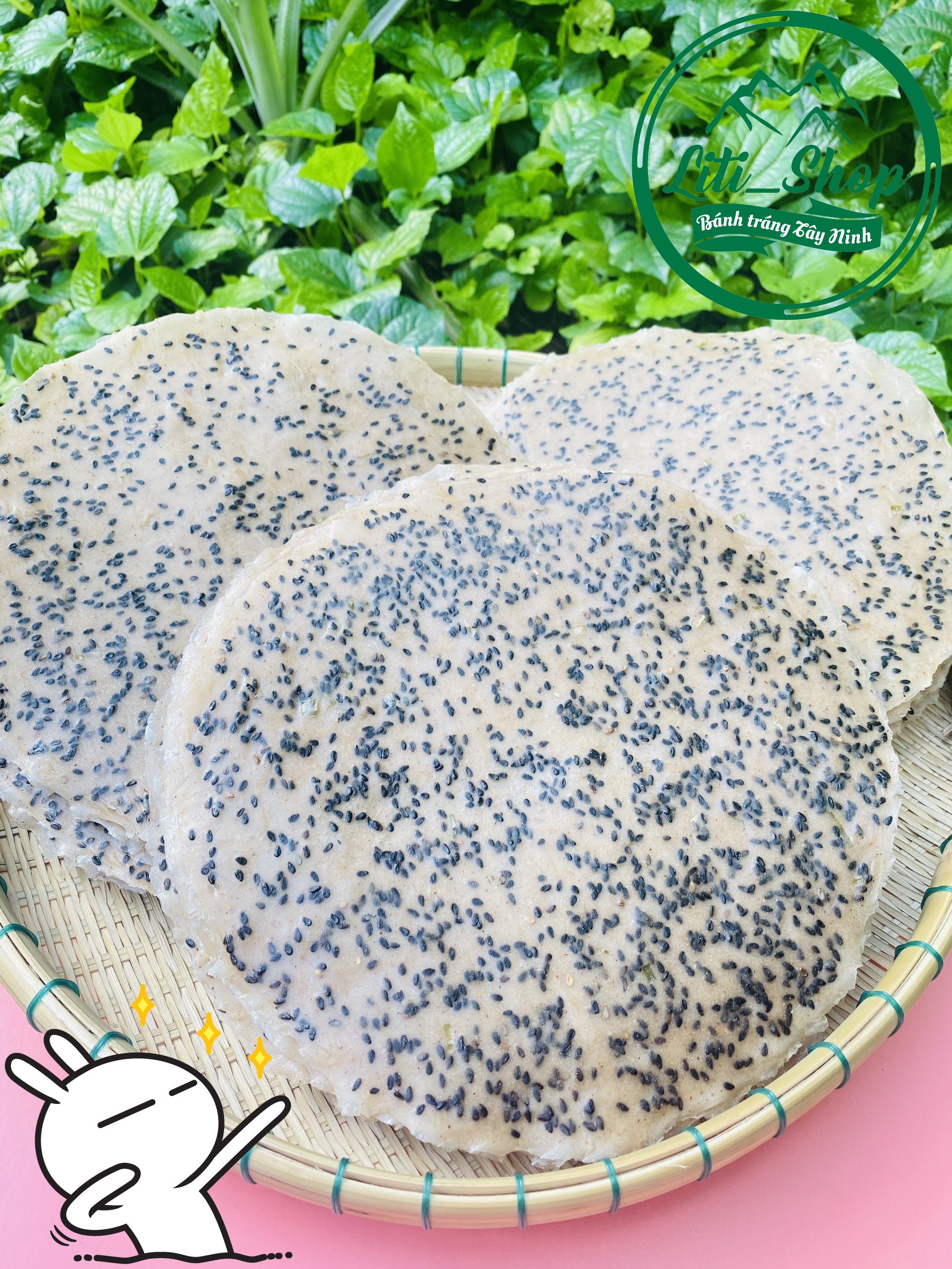 10 Cái bánh nướng mè dừa 400Gr
